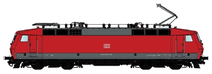 L.S. Models LS16088DC - H0 - E-Lok BR 120.2, DB, Ep. VI - DC-Digital